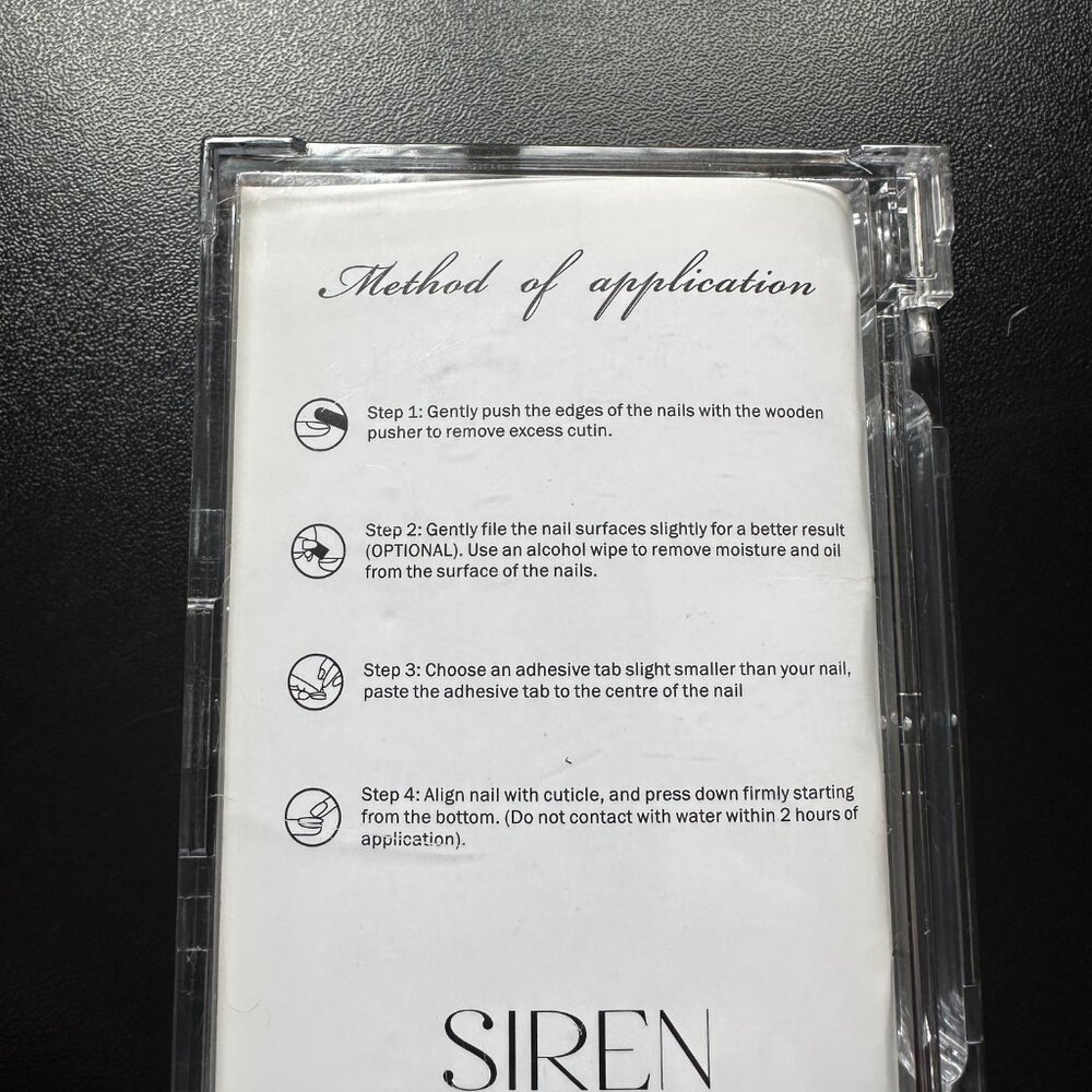 Handcrafted reusable press on nails. - Picture 2 of 5